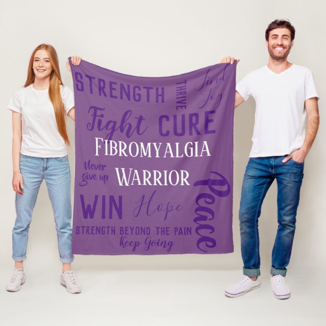 Fibromyalgia Warrior blanket (In Situ)