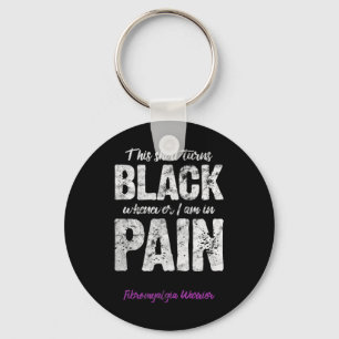 Fibromyalgia Warrior Chronic Pain Fibro Awareness Key Ring