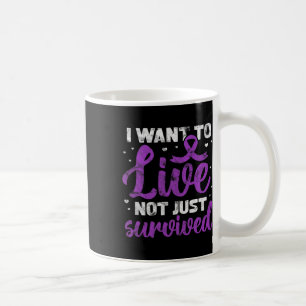 Fibromyalgia Warrior I Want To Live Not Just Survi Coffee Mug