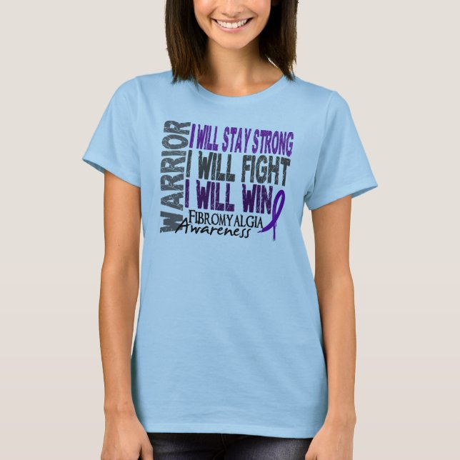 Fibromyalgia Warrior T-Shirt (Front)