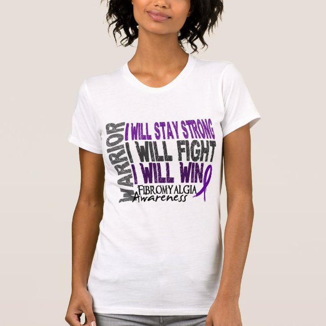 Fibromyalgia Warrior T-Shirt (Front)