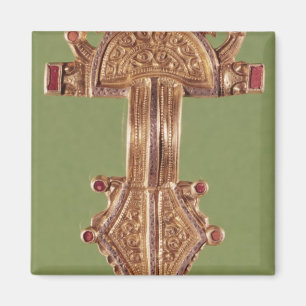 Fibula with heads of birds magnet