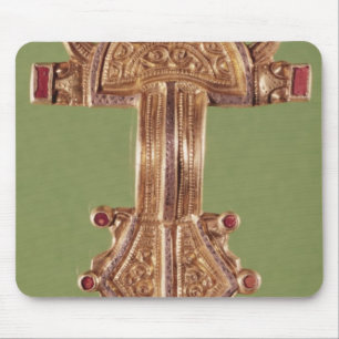 Fibula with heads of birds mouse pad