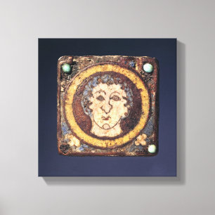 Fibula with the face of a young man canvas print