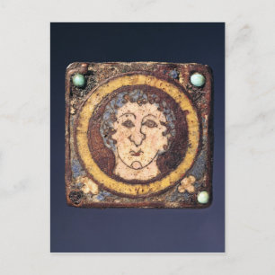 Fibula with the face of a young man postcard