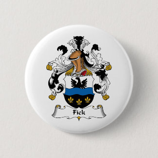 Fick Family Crest 6 Cm Round Badge