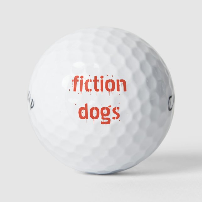fiction dogs golf balls (Front)