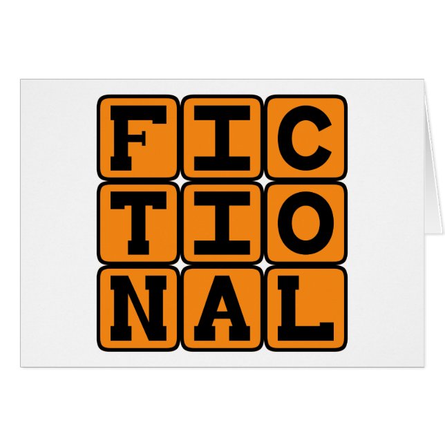 Fictional, Imaginary (Front Horizontal)