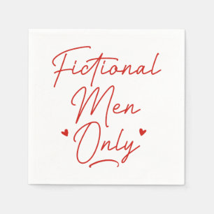 Fictional Men Only Napkin