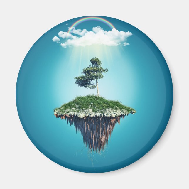 Fictitious floating island magnet (Front)