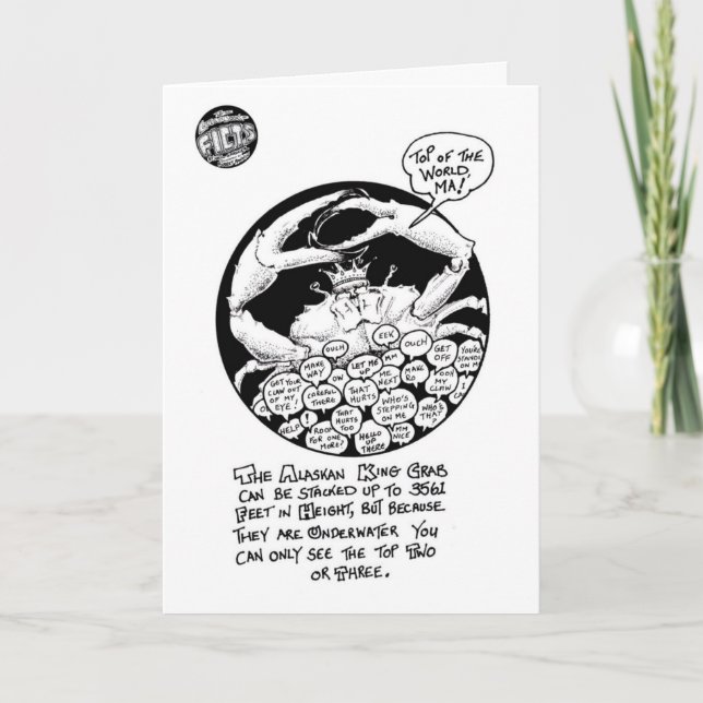 FICTS "Crabs" Birthday Card (Front)