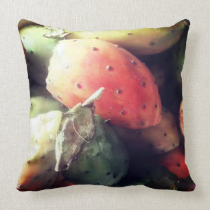 Ficurinnia/Sicilian Prickly Pear Throw Pillow