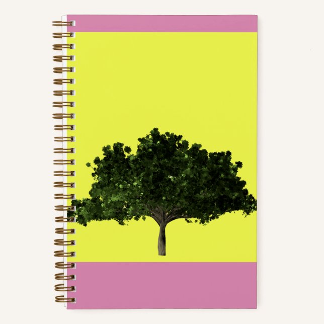 Ficus microcarpa tree notebook (Front)