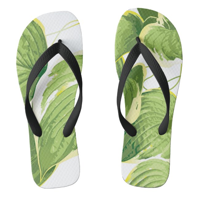 Ficus Plant Jandals (Footbed)