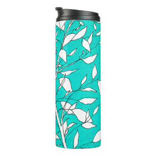 Ficus Tree Plant Line Drawing Art Thermal Tumbler