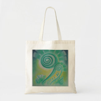 Fiddle Fern Energy Pastel Art Tote Shopping Bag
