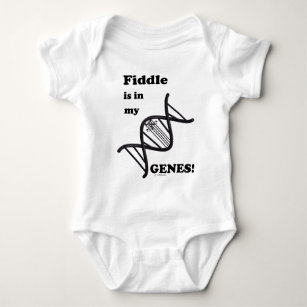 Fiddle Is In My Genes! Baby Bodysuit