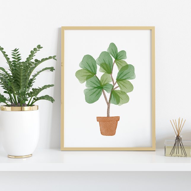 Fiddle Leaf Fig Watercolor Poster (Creator Uploaded)