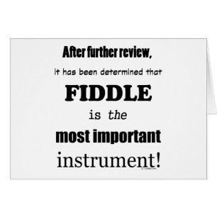 Fiddle Most Important Instrument