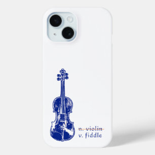Fiddle Not Violin Bluegrass Country Music Gift iPhone 15 Case
