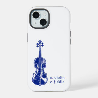 Fiddle Not Violin Bluegrass Country Music Gift iPhone 15 Case