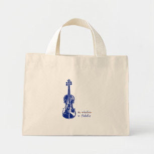 Fiddle Not Violin Bluegrass Country Music Gift Mini Tote Bag