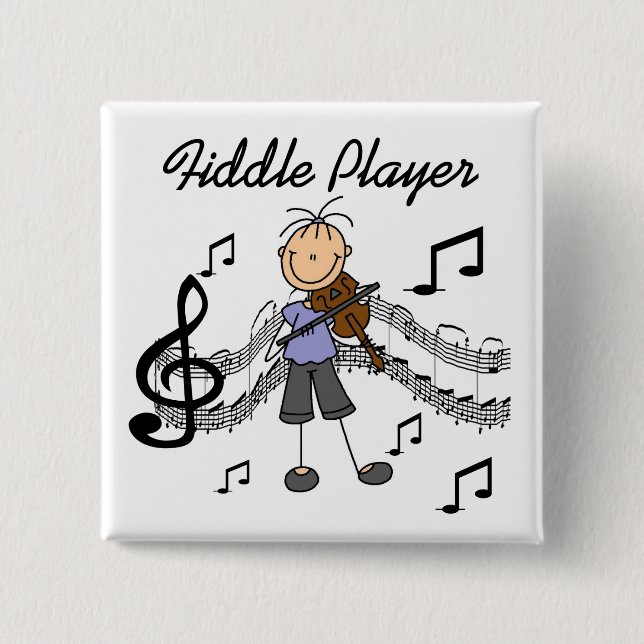 Fiddle Player Button (Front)