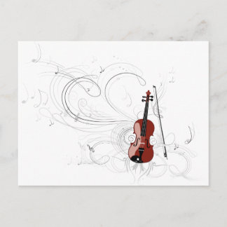Fiddle Symphony Postcard