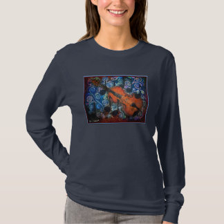 Fiddle Violin Women's Long Sleeve T-shirt