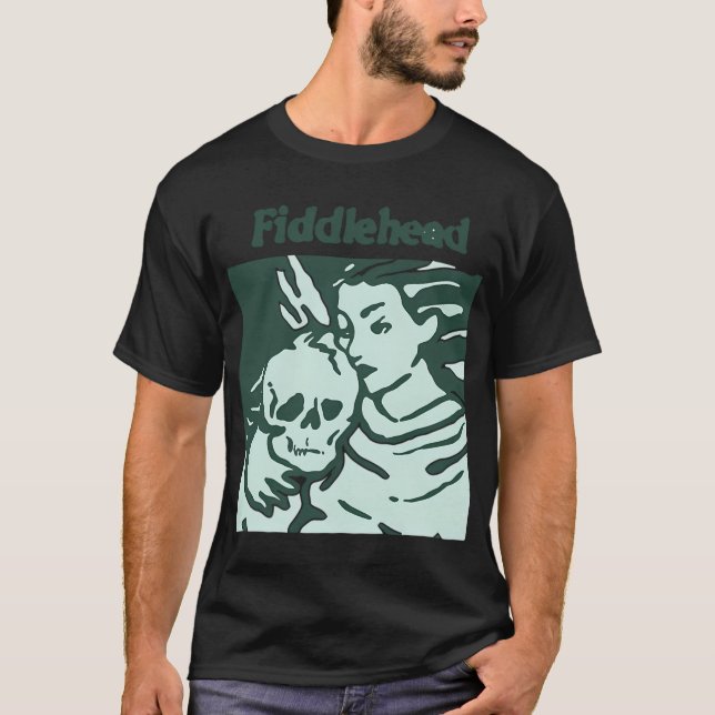 Fiddlehead Angel Skull T-Shirt (Front)