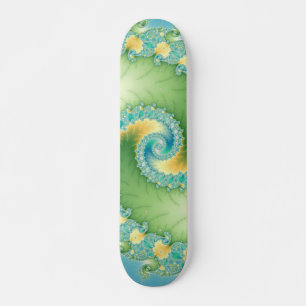 Fiddlehead - Fractal art Skateboard