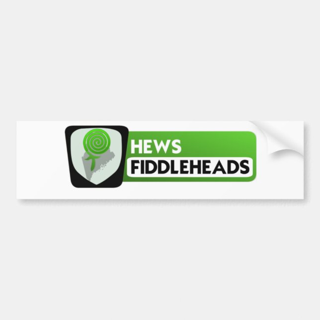 Fiddlehead Logo bigger Bumper Sticker (Front)