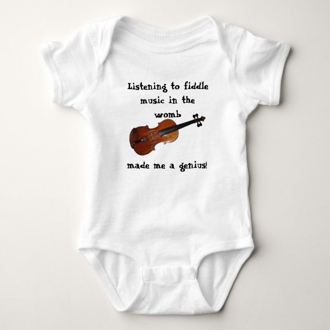 Fiddler Baby Bodysuit (Front)