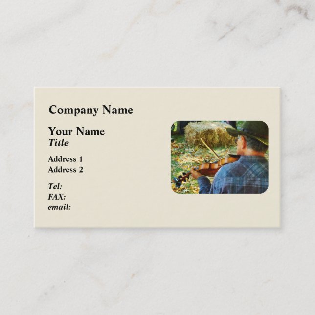 Fiddler Business Card (Front)