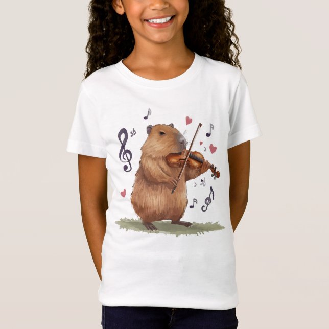 fiddler capybara T-Shirt (Front)