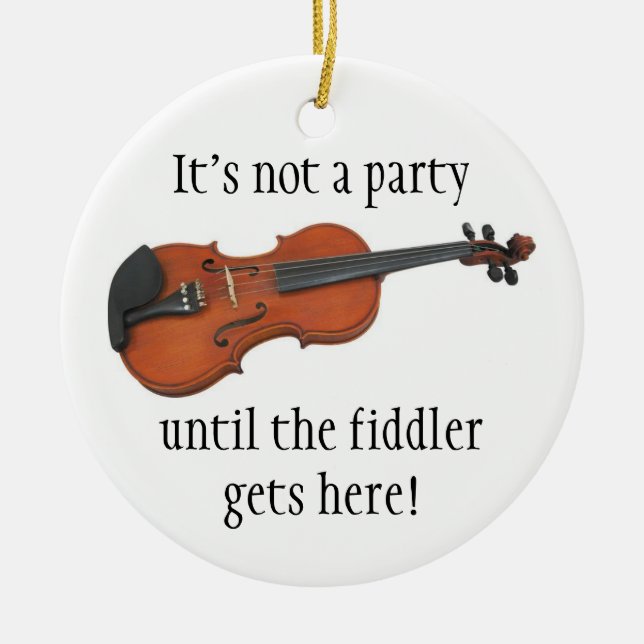 FIDDLER Christmas ornament (Front)