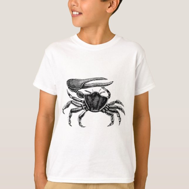 Fiddler Crab Drawing T-Shirt (Front)