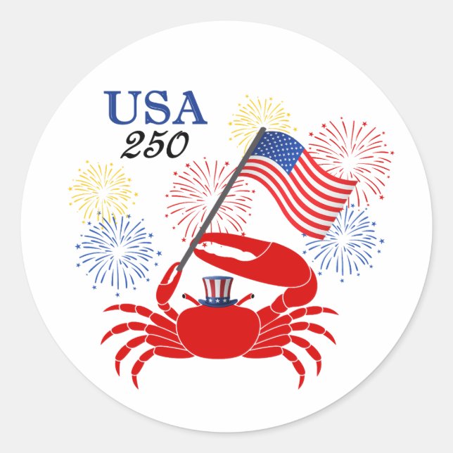 Fiddler's Fourth Stickers (select a size) (Front)