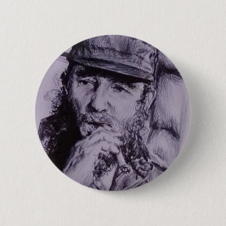 Fidel Castro 6 Cm Round Badge