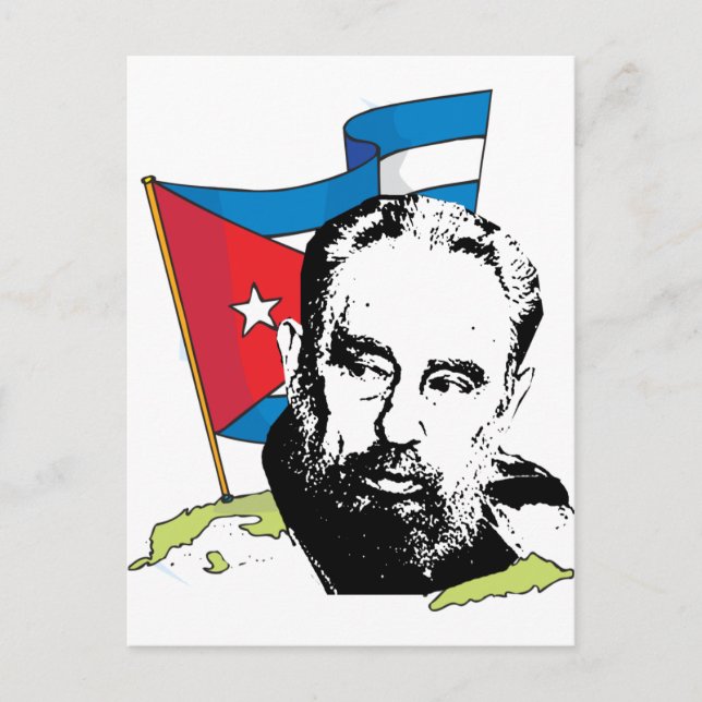Fidel Castro Postcard (Front)