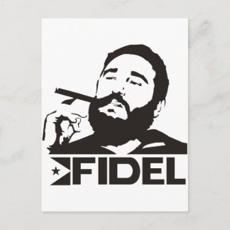 Fidel Castro Postcard