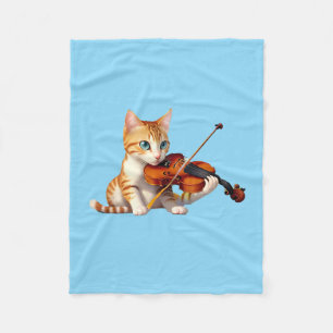 Fidel Kitty Fleece Blanket