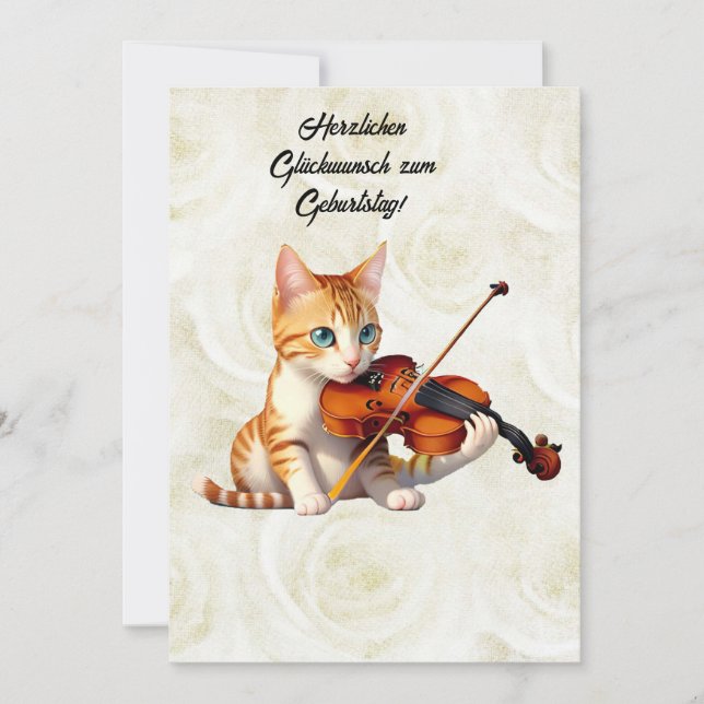 Fidel Kitty Invitation (Front)