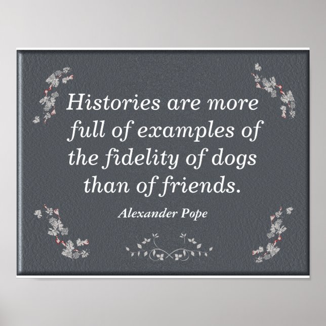 Fidelity of dogs - art print (Front)