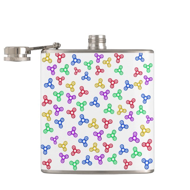 Fidget Spinners Hip Flask (Opened)