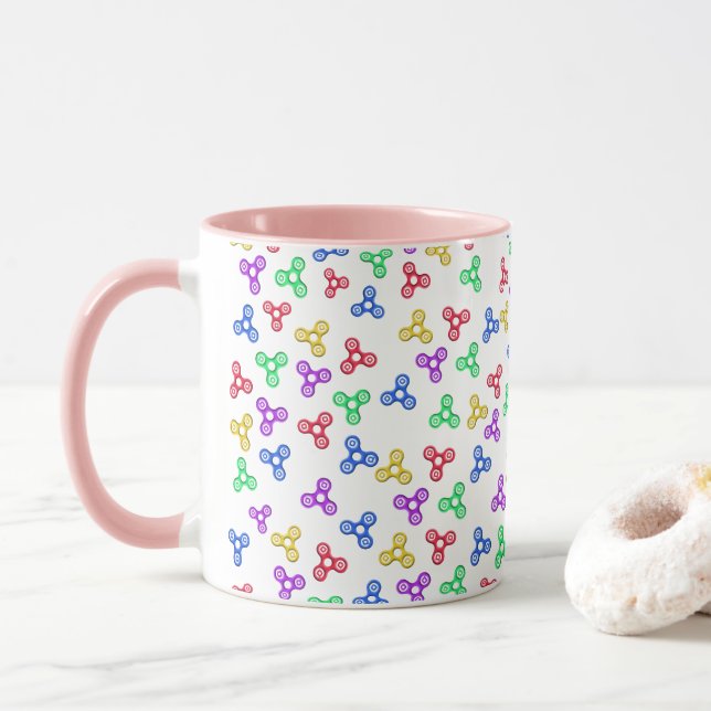 Fidget Spinners Mug (With Donut)