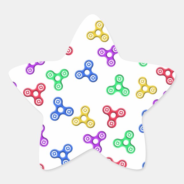 Fidget Spinners Star Sticker (Front)