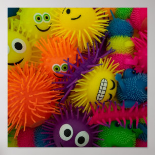 Fidget Toy Squishy Ball Poster