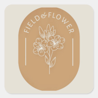 Field and Flower Sticker