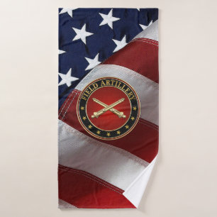 Field Artillery Branch Insignia Special Edition Bath Towel